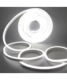 8x16 Kold hvid Neon Flex LED 8W pr. meter - 24V DC, IP67