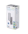GU10 Væglampe op/ned m. sensor - IP44 udendørs, rustfri, uden lyskilde