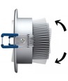 LEDlife 3W indbygningsspot - Hul: Ø7-8 cm, Mål: Ø8,4 cm, 4 cm høj, dæmpbar, 230V