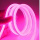 5m 8W pr. meter Pink 8x16 Neon Flex LED - 12V DC, IP67
