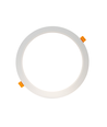 18W Ø17cm LED indbygningspanel - IP54 udendørs, Hul: Ø14,5 cm, Mål: Ø17 cm
