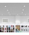 30W Ø22,5cm LED spotlight - Hul: Ø19,5 cm, Mål: Ø22,5 cm, 3,8 cm høj, Samsung LED chip