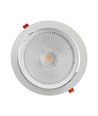 V-Tac 30W LED spotlight - Hul: Ø19,5 cm, Mål: Ø22,5 cm, 3,8 cm høj, Samsung LED chip, 230V