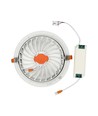 30W Ø22,5cm LED spotlight - Hul: Ø19,5 cm, Mål: Ø22,5 cm, 3,8 cm høj, Samsung LED chip