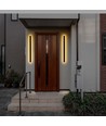 17W LED Corten væglampe - IP65 udendørs, inkl. lyskilde