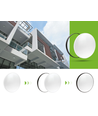 32W LED loftslampe - Ø38cm, Højde: 5,2cm, hvid kant, inkl. sort ring