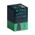 V-Tac opladelig CCT bordlampe - Sort, IP20, touch dæmpbar, model mini