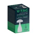 V-Tac opladelig CCT bordlampe - Hvid, IP20, touch dæmpbar, model mini