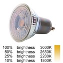 LEDlife DimToWarm spot - 6W, dæmpbar, 230V, GU10