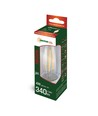 E14 4W LED pære - C35, Kultråd, ekstra varm hvid, 1800K