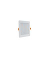 18W 17x17cm LED indbygningspanel - IP54 udendørs, Hul: 14,5 x 14,5 cm, Mål: 17 x 17 cm