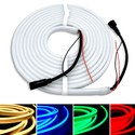 16W/m RGB+WW Neon flex strip - 5m/ kan deles hver 10cm, IP65, 72 LED prm, 24V