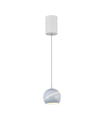 V-Tac LED lampe - Flot loftlampe, Ø12, hvid, inkl. ophæng