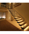 Trappe LED COB stripsæt 11W pr. trin - 24V DC, IP20, Op til 16 trin, med sensor