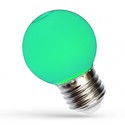 Spectrum 1W LED dekorationspære - Grøn, G45, E27