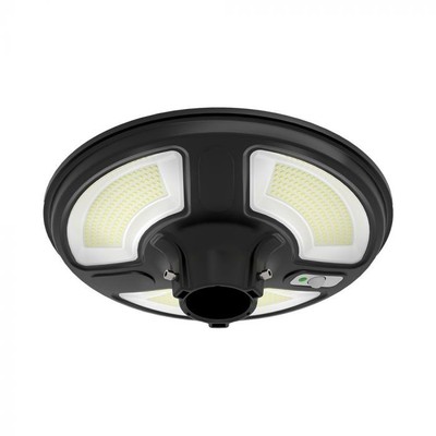 V-Tac 7.5W Solcelle havelampe LED - Sort, Ø42 cm, solcelle, sensor, IP65 - Kulør : Neutral