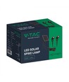 V-Tac 2x1.2W Solcelle havelamper LED - Sort, med spyd, IP65