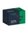 V-Tac 3x1.2W Solcelle havelamper LED - Sort, med spyd, IP65