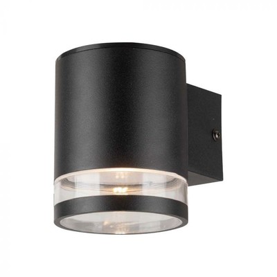 V-Tac 0.55W Solcelle væglampe LED – Sort IP54 – Dæmpbar : Ikke dæmpbar Kulør : Varm