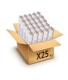 25x 60cm / 8,5W LED rør - Glas