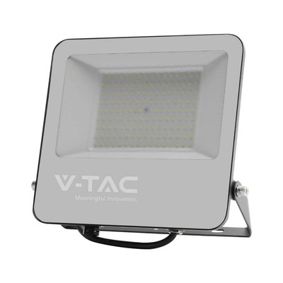V-Tac 100W LED projektør - 185LM/W, arbejdslampe, udendørs - Dæmpbar : Ikke dæmpbar, Farve på hus : Sort, Kulør : Kold
