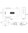 Trappe LED COB stripsæt - Op til 16 trin, 11W per trin, 24V, IP20, med sensor + effekter