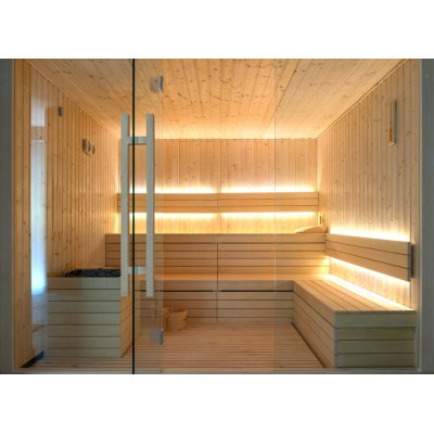 Billede af LEDlife Sauna LED strip - 5M, 8W pr. meter, IP68, 24V - Dæmpbar : Dæmpbar, Kulør : Varm