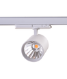 30W 3-faset Dæmpbar RA90 Skinnespot - 175 lm/W, 38 grader, Hvid