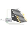 2x5m 12W/m Trappe LED COB stripsæt - 24V DC, IP20, Med sensor