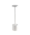 Opladelig LED bordlampe - Hvid, touch dæmpbar, CCT, IP20