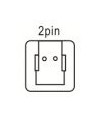 12W GR8q 2pin LED kompaktrør - 2D fatning