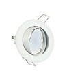 Downlight kit uden lyskilde - Hul: Ø7,4 cm, Mål: Ø8,2 cm, Hvid, vælg MR16 eller GU10 fatning