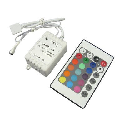 RGB kontroller med fjernbetjening – 12V (72W) 24V (144W) infrarød