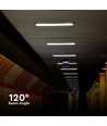 V-Tac vandtæt 18W komplet LED armatur - 60 cm, IP65, 230V