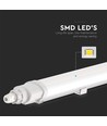 120cm 36W vandtæt komplet LED armatur, Gennemfortrådet - IP65