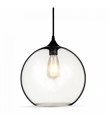 V-Tac pendel lampe - Globe, glas, Ø30cm, E27