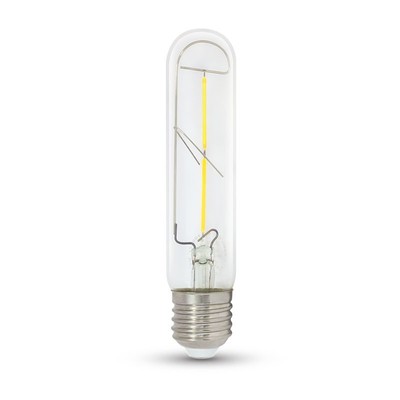V-Tac 2W LED pære - Kultråd, T30, E27 - Dæmpbar : Ikke dæmpbar, Kulør : Varm