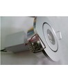 1,5W Ø5,2cm elevator spot - Hul: Ø4,2 cm, Mål: Ø5,2 cm, 25° spredning, 2m ledning