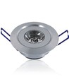 1,5W Ø5,2cm elevator spot - Hul: Ø4,2 cm, Mål: Ø5,2 cm, 25° spredning, 2m ledning