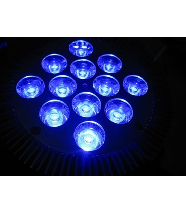 LED vækstlys, 12W, E27, Ren blå, Grow lamp