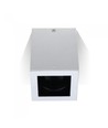 Loftslampe GU10 - IP20, Firkantet, hvid, uden lyskilde