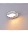 6W LED hvid væglampe - IP65 udendørs, Oval, roterbar 350 grader, inkl. lyskilde