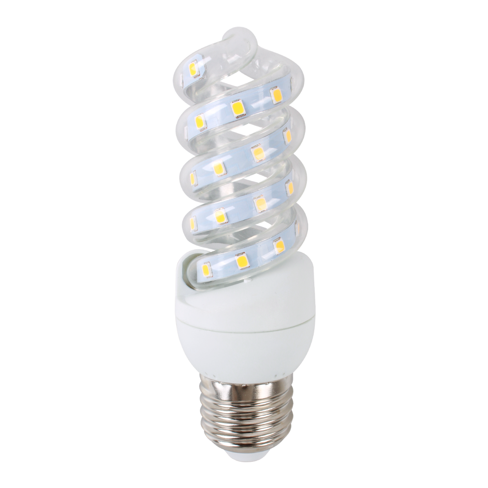 Outlet: LED B5 Spiral, 7W, E27, 3000K - Kulør : Varm