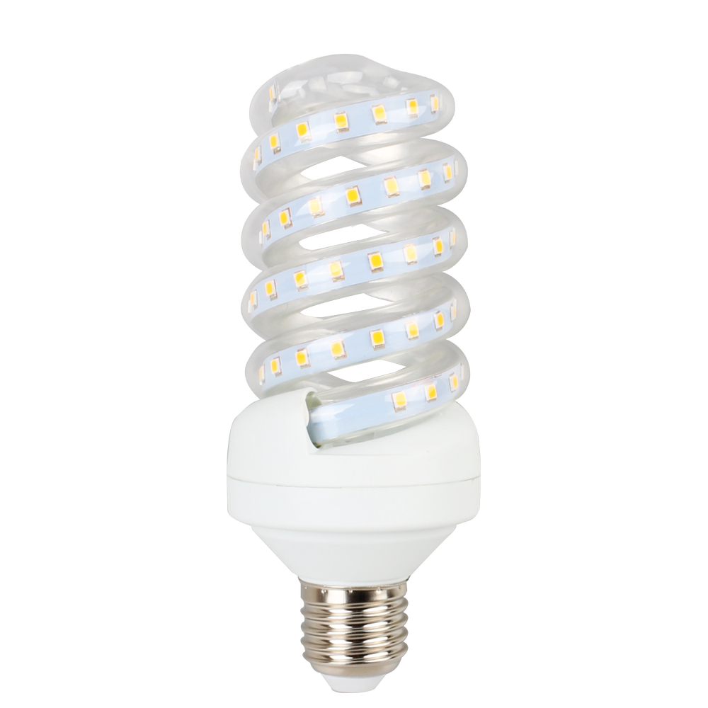 Outlet: LED B5 Spiral - 15W E27, 3000K - Kulør : Varm