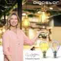 Outlet: LED Filament pære G45 E27 4W 2700K Klar