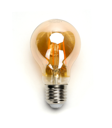 Outlet: LED Filament pære A60 E27 - 6W 2200K - Amber