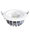 Outlet: V-Tac 10W LED indbygningsspot - Hul: Ø12 cm, Mål: Ø13.5 cm, 230V