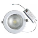 Outlet: V-Tac 10W LED indbygningsspot - Hul: Ø12 cm, Mål: Ø13.5 cm, 230V