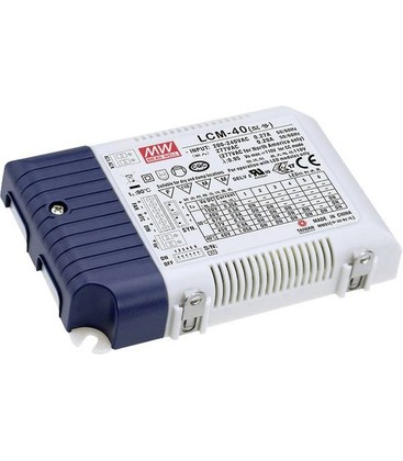 Meanwell LCM-40DA DALI dæmpbar driver til LED panel - Max 40W , passer til vores 29W LED paneler Meanwell LCM-40DA DALI dæmpbar driver til LED panel - Max 40W , passer til vores 29W LED paneler