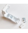 Hvid samleboks med quickconnector - IP20 indendørs, 2-pol, aflastning